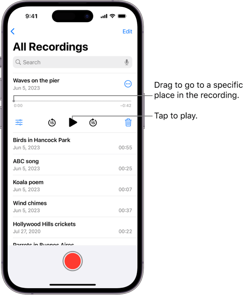 Grabar audio en iPhone con Apple Voice Memo