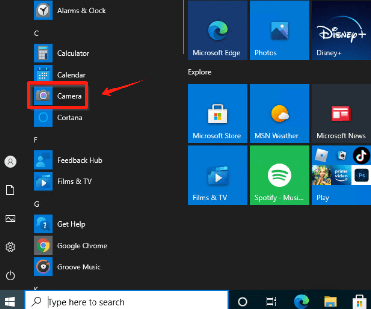 Cómo grabar video con la cámara web de Windows 10 usando la cámara incorporada