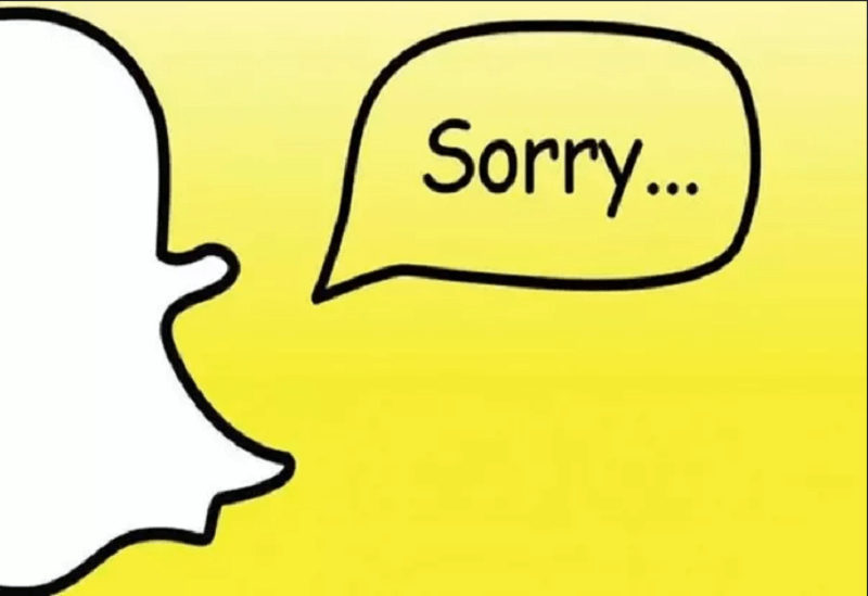 Snapchat no pudo enviar error