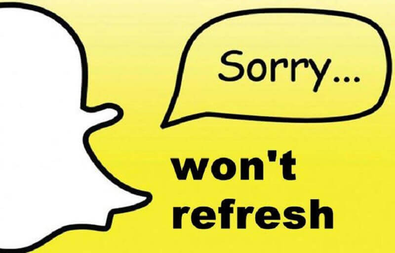 Enumerar las razones comunes por las que Snapchat no se puede actualizar