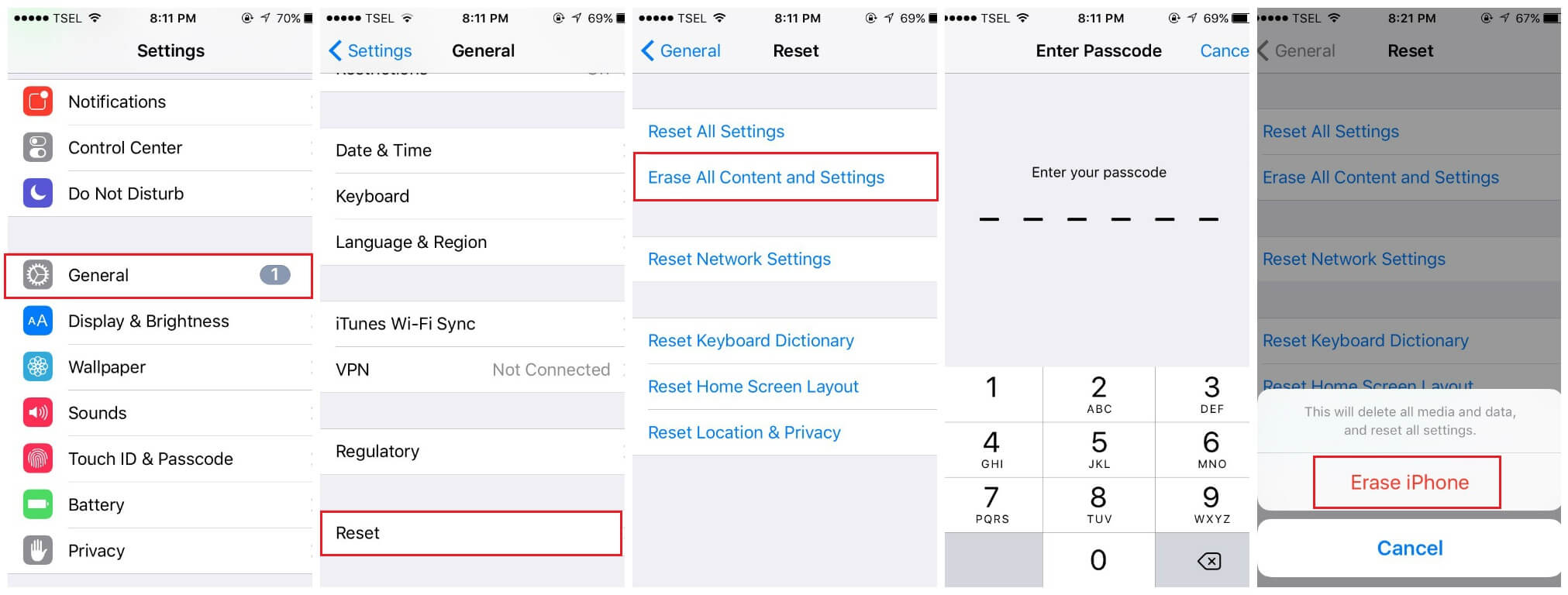 restaurar iphone a través de icloud