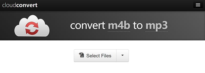 Herramienta en línea de conversión de FLAC a MP3: CloudConvert