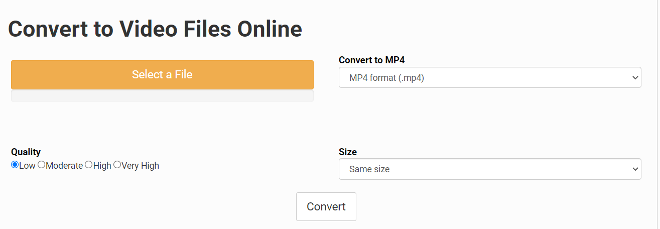 Use la conversión de archivos para convertir DVD a MP4