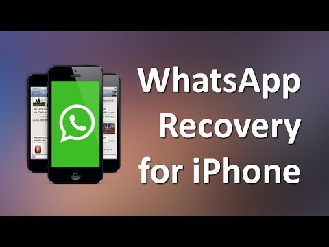 Use Whatsapp Recovery para iPhone X / 8 / 7 / 6s