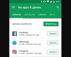 Actualización de la aplicación a su última versión para reparar la copia de seguridad de WhatsApp atascada en Android
