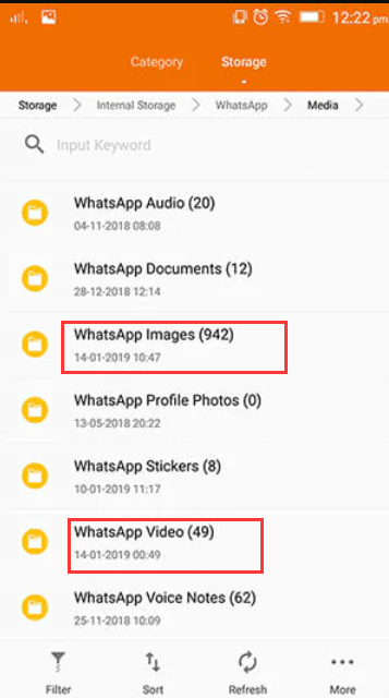 xportar medios de WhatsApp a un disco duro externo para usuarios de Android